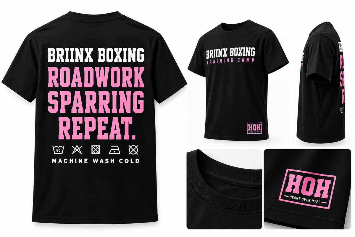 Black & Pink Briinx Training Camp Tee